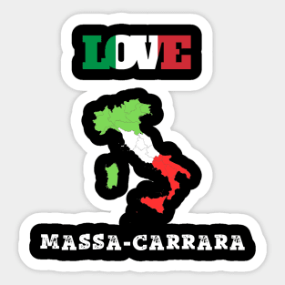 massa carrara shirt - massa carrara maglietta Sticker